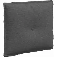 vidaXL Rugkussen Donkergrijs 50 x 45 x 19 cm Corduroy stof