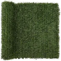 vidaXL Kunststof Omheining Lichtgroen 1 x 3 m PVC en Staal