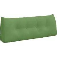 vidaXL Rugkussen Lichtgroen 120 x 24 x 50 cm Fluweel