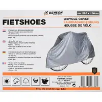 Benson Fiets/scooter/brommer beschermhoes - 3x - 200 x 100 cm - Fietshoes