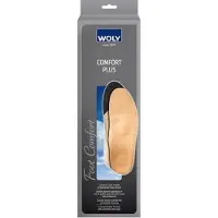 Woly Comfort Plus Heren - Lederen inlegzool met dempend latexschuim - Maat 46