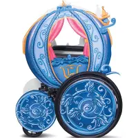 Disguise DISNEY Prinses - CINDERELLA, Disney Prinses Carriage Adaptieve rolstoelhoes, Maat One Size, Meisjes