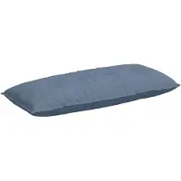 vidaXL Rugkussen Blauw 120 x 50 x 19 cm Corduroy stof