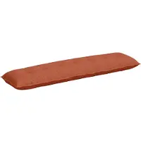 vidaXL Rugkussen Rood Oranje 200 x 50 x 19 cm Corduroy stof