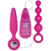 Calexotics Roze Vibrerende Buttplug set