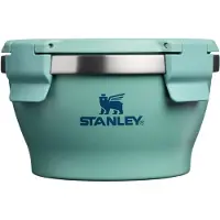Stanley Adventure Fresh-to-Table Leakproof Bowl 473 ml (Spring Green)– Vacuüm Geïsoleerde Lunchbox & Food Container – Lekvrije RVS Kom met Luchtdichte Deksel – BPA Vrij – Vaatwasserbestendig