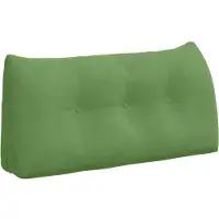 vidaXL Rugkussen Lichtgroen 100 x 24 x 50 cm Fluweel