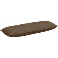vidaXL Rugkussen Bruin 200 x 19 x 50 cm Stof