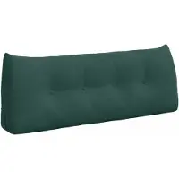 vidaXL Rugkussen Donkergroen 120 x 50 x 24 cm Fluweel