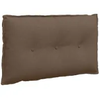 vidaXL Rugkussen Bruin 200 x 19 x 50 cm Stof