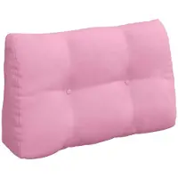 vidaXL Rugkussen Roze 80 x 24 x 50 cm Stof