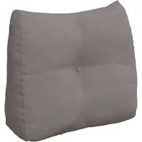 vidaXL Rugkussen Taupe 60 x 24 x 50 cm Stof