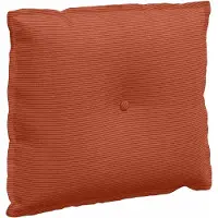 vidaXL Rugkussen Rood Oranje 60 x 50 x 19 cm Corduroy stof
