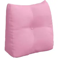 vidaXL Rugkussen Roze 45 x 24 x 50 cm Stof