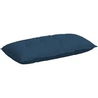 vidaXL Rugkussen Blauw 200 x 19 x 50 cm Stof