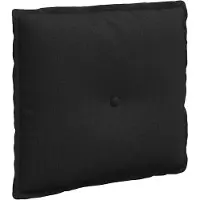 vidaXL Rugkussen Zwart 200 x 19 x 50 cm Stof