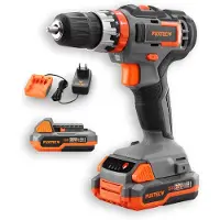 FUXTEC 20V accu-klopboormachine FX-E1SBS20 SET met 2 accu's van 2Ah, 1 oplader van 1A