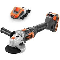 FUXTEC 20V Akku Winkelschleifer FX-E1WS20 - mit 2Ah-Akku und 2,4A Ladegerät