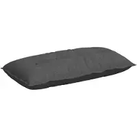 vidaXL Rugkussen Donkergrijs 100 x 50 x 19 cm Corduroy stof