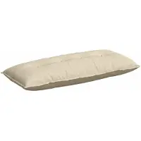 vidaXL Rugkussen Crème 200 x 19 x 50 cm Stof