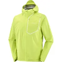 Salomon - Trail / Running kleding - Bonatti Pro Jkt M Acid Lime voor Heren - Maat S - Geel
