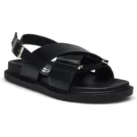 Bianco Sandalen met riem zwart