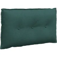 vidaXL Rugkussen Donkergroen 200 x 19 x 50 cm Stof