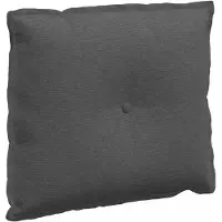 vidaXL Rugkussen Donkergrijs 60 x 50 x 19 cm Corduroy stof