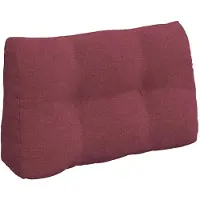 vidaXL Rugkussen Wijnrood 80 x 24 x 50 cm Stof