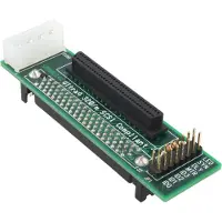InLine SCSI-SCA U320 adapter, 80-pin female naar 68-pin mini Sub D female