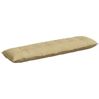 vidaXL Rugkussen Grijs Groen 180 x 50 cm Corduroy stof
