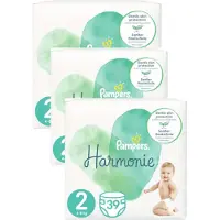 Pampers Harmonie Luiers Maat 2 (4-8kg) 204 stuks