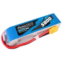 Gens ace 60c 5s1p Lipo Battery Pack With Xt90 Plug 5800mah 18.5v Transparant