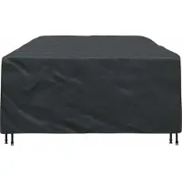 vidaXL Meubelbescherming Effen Zwart 305 x 190 x 85 cm 420D