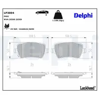 Delphi LP3894 Remblokken