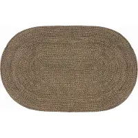 vidaXL Vloerkleden Zwart 152 x 245 cm Jute