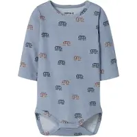 Name it Rompertje/body 'NBMJAMIE' blauw / marine / grijs / rood