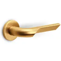 Formani Rivio by Gensler GL100-G deurkruk geveerd op rozet - PVD mat goud