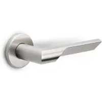 Formani Rivio by Gensler GL101-G deurkruk geveerd op rozet - mat RVS