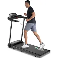 Bigzzia Opvouwbare loopband - 4-IN-1 Elektrische loopband - Met app en Bluetooth - LED-scherm - Motor 3,0 pk - 1-12 km/u instelbaar - Oppervlak 39 x103 cm - ultracompact - max. 150 kg