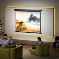 HOMCOM projectiescherm 84 inch, scherm videoprojector