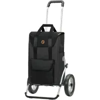 Andersen Shopper Trolley 'Royal' grijs gemêleerd / zwart