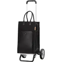 Andersen Shopper Trolley 'Charu' zwart / zilver