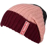 Shakaloha Gebreide Wollen Muts Heren & Dames Beanie Hat van merino wol zonder voering - Berit Beanie MrnRv Maroon Unisex - One Size Wintermuts