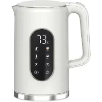 DNA Waterkoker - Luxe RVS Waterkoker - Elektrische Waterkoker - Wit - 16cm x 12cm x 22cm