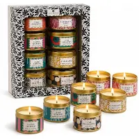 WDMT Geurkaars in blik – luxe sfeerverlichting – aromatherapie kaars – lange