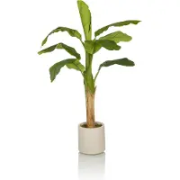 Hjh OFFICE Kunstplant/kunstboom BANANE I 150 cm groen