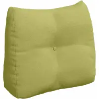 vidaXL Rugkussen Lichtgroen 60 x 24 x 50 cm Stof