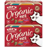 Lily's Kitchen 2x Kattenvoer Nat Organic Paté Multipack 8x85 Gr