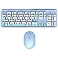 Mobility Lab Draadloos toetsenbord + muiscombinatie - MOBILITY LAB - Pure Color - Blauw - Ergonomisch ontwerp...